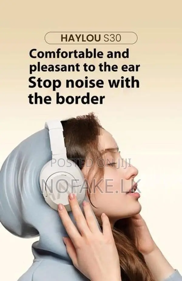 Haylou S30 Pro Version Wireless Headphones HiFi Sound 80H Playtime & A
