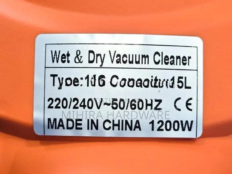 15L Wet & Dry vacuum cleaner ARITA JB 15 machine with blower function
