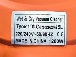 Arita 15L Wet / Dry vacuum cleaner machine with blower function