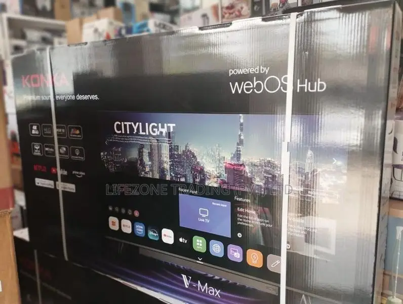 New Konka V-Max 55 inch 4K Ultra HD Smart TV with Built-in Soundbar