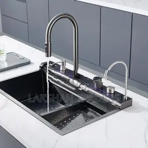 Milano (Italy) 7 in 1 Kitchen Multi Functional Waterfall Display Sink