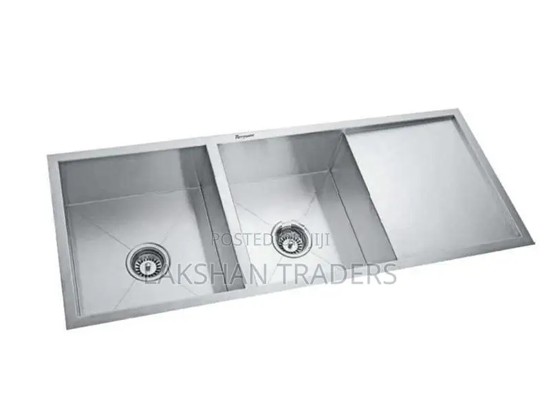 Euro Kitchen Sink Luxury Stainless Steel 100 x 48cm