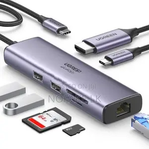 UGREEN 7 In 1 USB-C Multifuntion 100W PD Hub with HDMI 4K & RJ45 Ports
