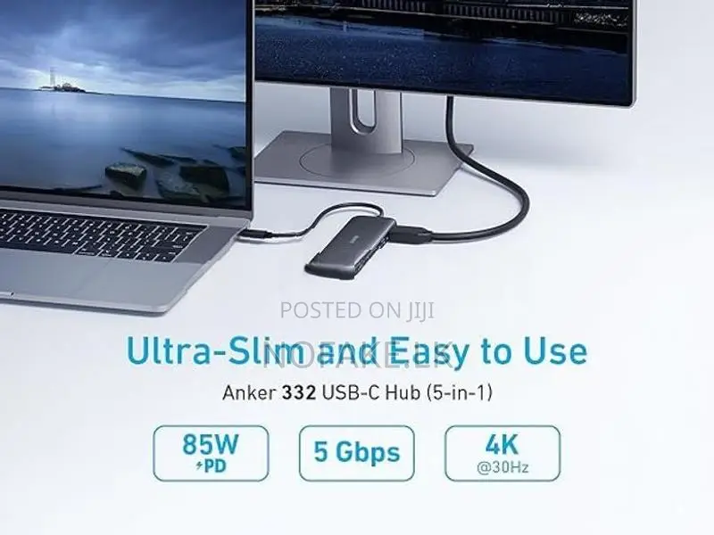 Anker 5 in 1 USB-C 100W HDMI 4K Hub For Macbook And Laptops