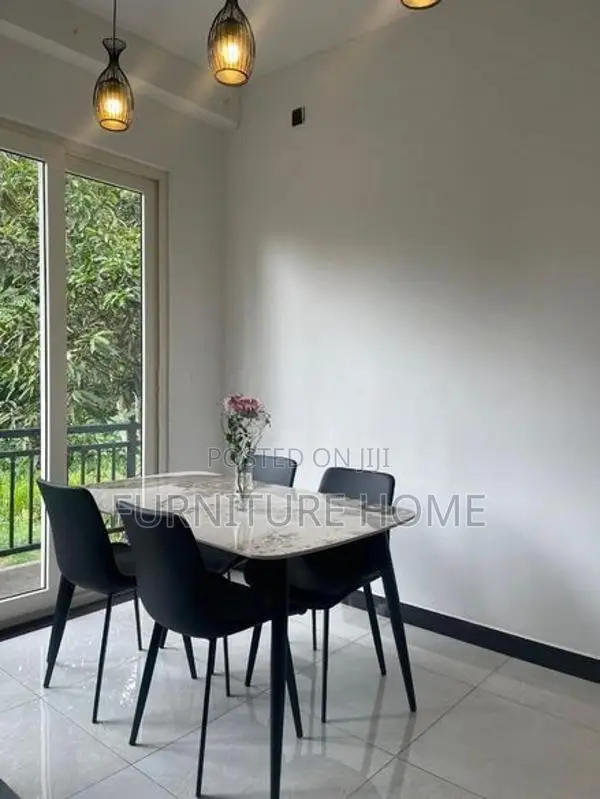 Granite Dining Table with Chairs