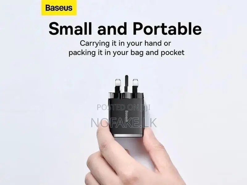 Baseus GaN5 Fast Charger Mini 1C 30W UK Power Adapter