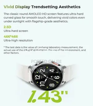 Haylou watch 4s Smartwatch with GPS And Amoled Display