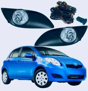 Toyota Vitz Fog Lamp Light set halogen 55watt glass lens