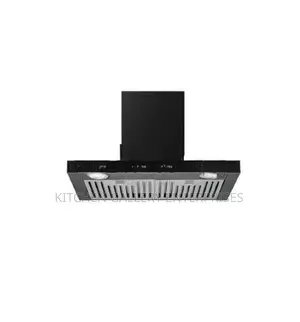 Exhaust Hood - Black 600mm Industrial