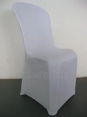 Plastic Chair Cover White Spandex