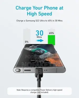 Anker USB- C to Lightning Braided Nylon Cable MFi Certified From Apple