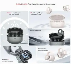 Nubia LiveClip Ear Clip Earbuds