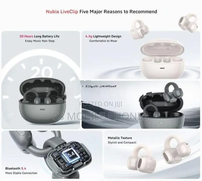 Nubia LiveClip Ear Clip Earbuds