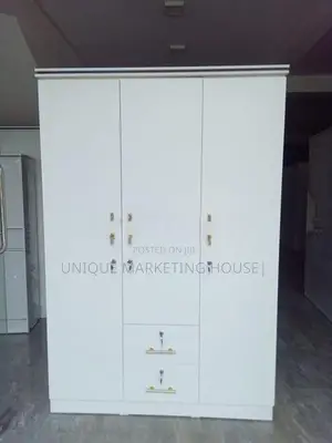 Modern White 3 D Camiliya Wardrobe
