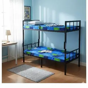 New Steel Bunk Bed with Double Layer Mattress 6*3 Ft