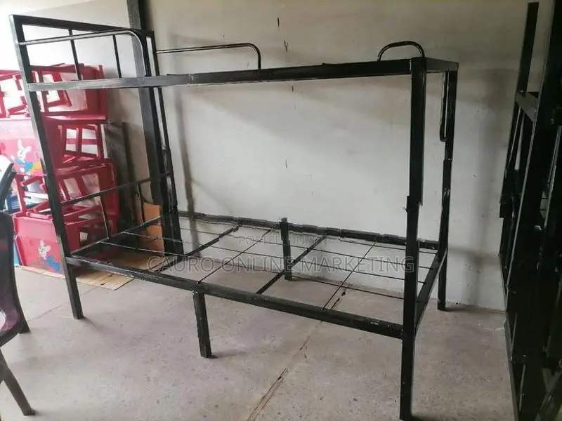 New Steel Bunk Bed with Double Layer Mattress 6*3
