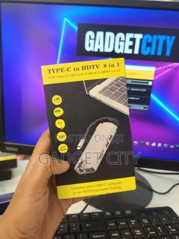 8 in 1 USB C HUB