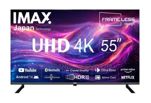 New 55 inch IMAX Smart 4k Android 14 UHD LED HDR TV +Magic Remote