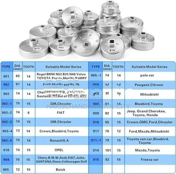 Road dawg filter cup set 23pcs