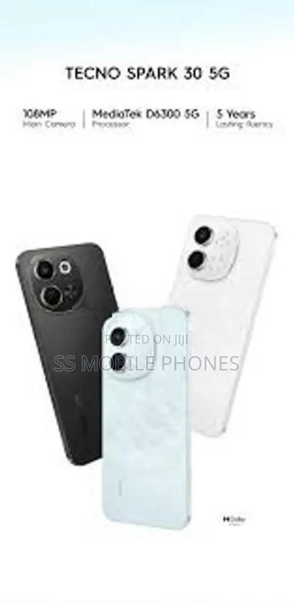 Tecno Spark 30C 5G 4GB 128GB (Brand New)