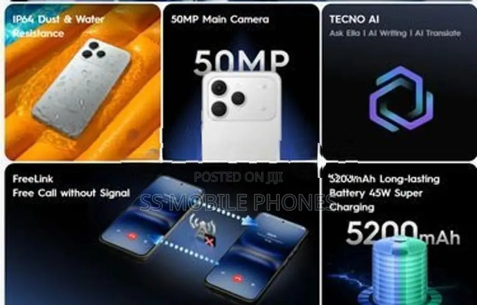Tecno Spark 40 6GB|128GB (Brand New)