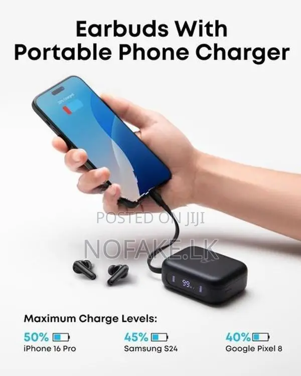 Anker Soundcore P41i True Wireless Earbuds with 3000mAh Power Bank