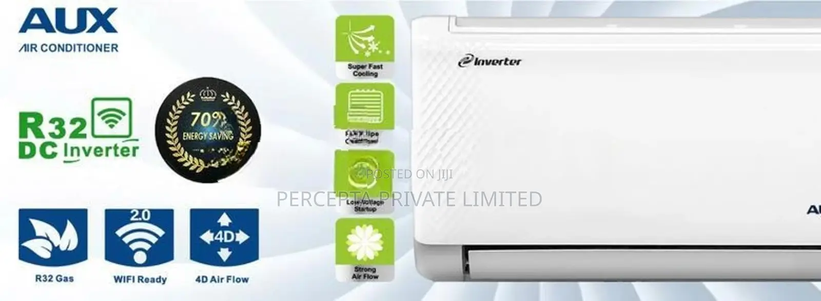 18000 BTU Inverter Type AUX