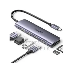 UGREEN 5 in 1 Type-C to HDMI 3 USB 100W PD charging Hub Station