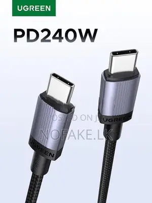 UGreen 240W USB-C to USB - C Nylon PD Fast Charging Cable 1M and 2M