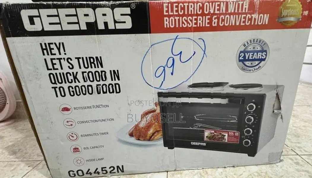 Geepas 60 L Electric Oven- G04452N