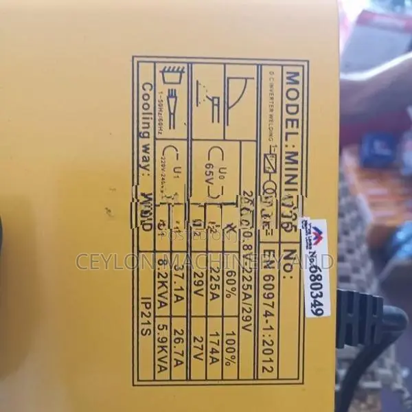 "VBW" MINI 225 Welding Plant - 225A (12 Rod Nonstop)