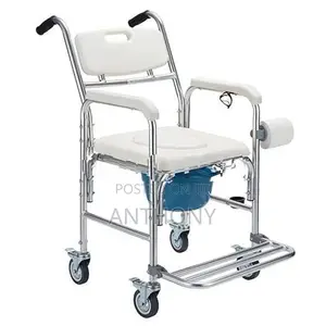 3-in-1 Shower Commode Wheelchair