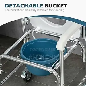 3-in-1 Shower Commode Wheelchair