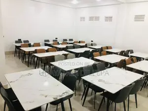 Restaurant Dining Table with Cushion Chairs