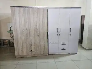 New Melamine Ash / White Colour 3 Door Cupboard 6*4 Wardrobe