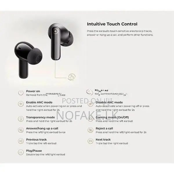 Haylou HQ5 Wireless Earbuds With ANC