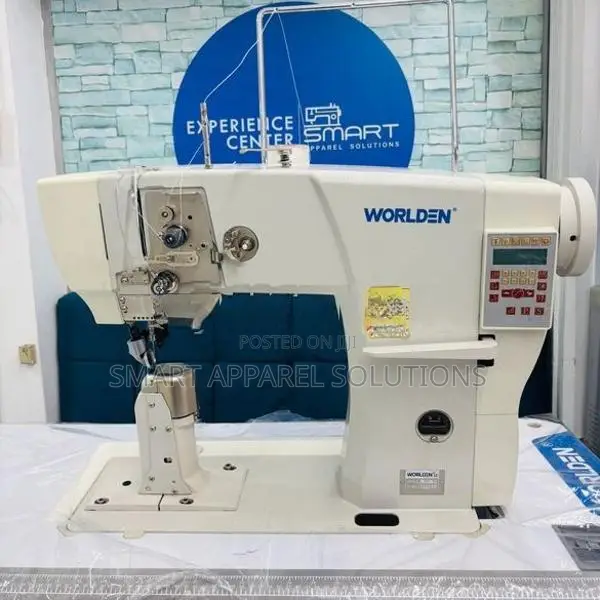 Worlden Automatic Heavy-Duty Single Needle Roller Foot Sewing Machine