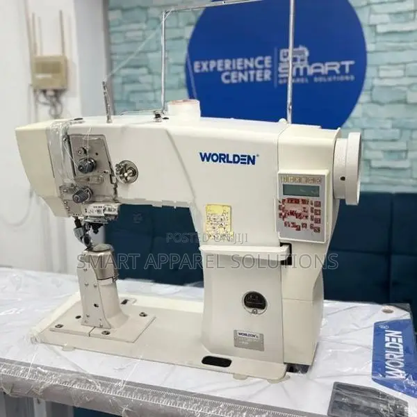 Worlden Automatic Heavy-Duty Single Needle Roller Foot Sewing Machine