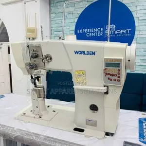Worlden Automatic Heavy-Duty Single Needle Roller Foot Sewing Machine