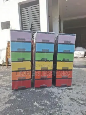 6 Drawer Plastic Cupboard Set