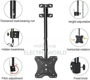 Tv Full Adjustable 14"-42" Ceiling Mount Bracket
