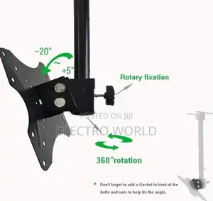 Tv Full Adjustable 14"-42" Ceiling Mount Bracket