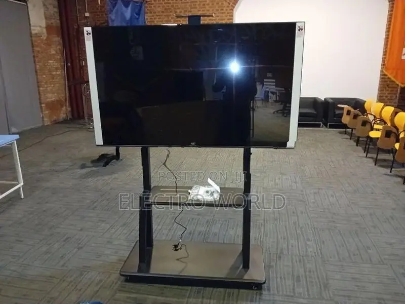 TV & SMART BOARD 32"-75" MOVABLE TROLLY STAND