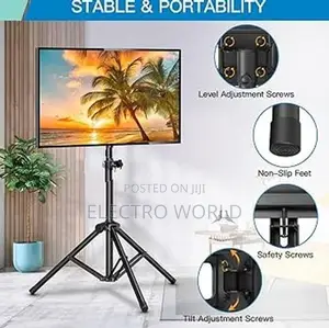 TV 26"-55" Inch HEAVY DUTY Tripod Stand