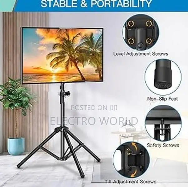 TV 26"-55" Inch HEAVY DUTY Tripod Stand