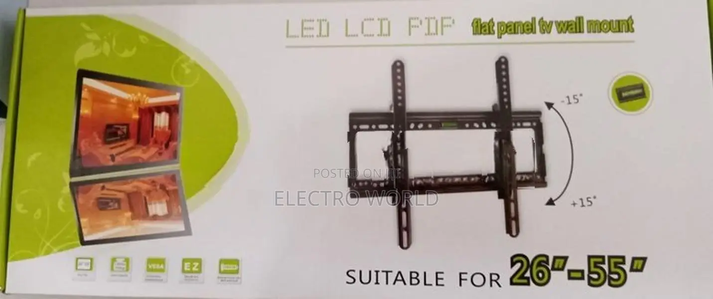 Heavy Duty TV Tilt Up/Down 26"-55" Wall Mount Bracket