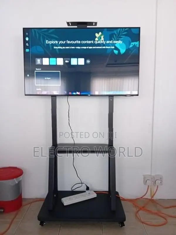 TV & SMART BOARD 32"-75" MOVABLE TROLLY STAND