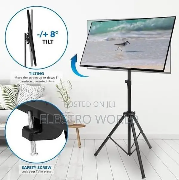 TV 26"-55" Inch HEAVY DUTY Tripod Stand