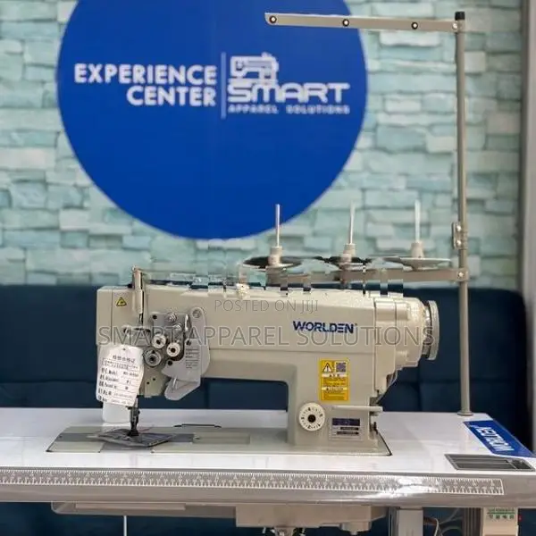 WORLDEN Direct Drive Double Needle Lockstitch Sewing Machine