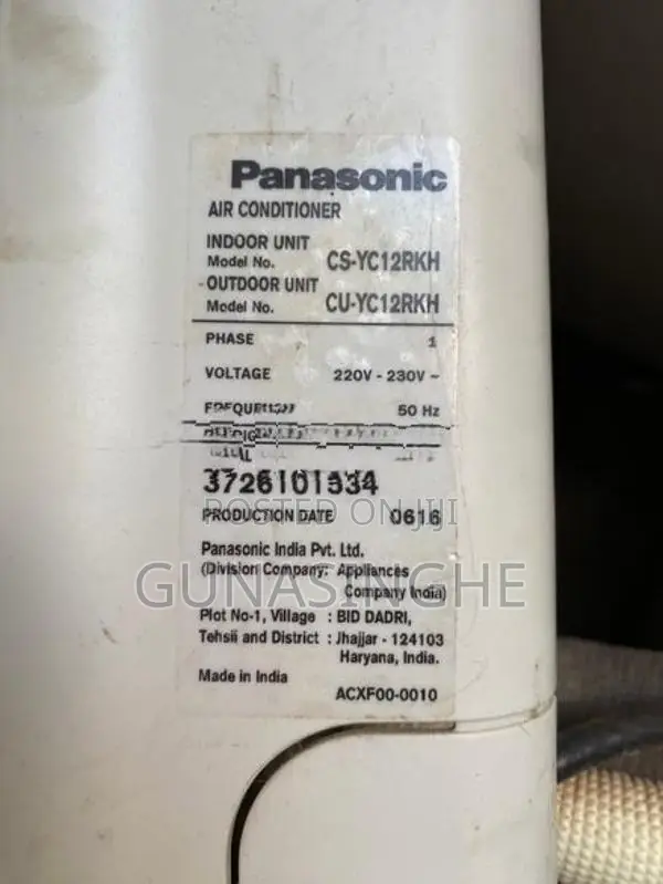 Panasonic 12000BTU Non inverter AC